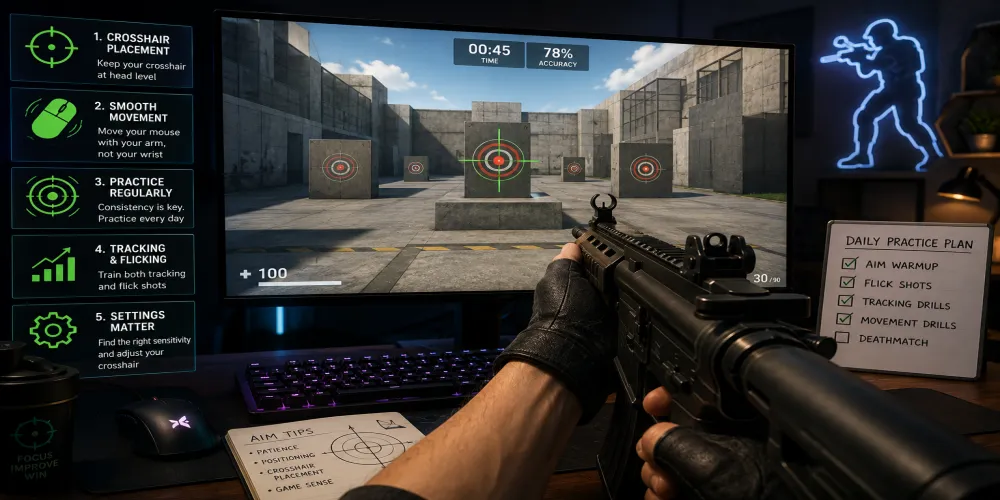 How to Improve Your Aim in FPS Games: A Practical Beginner’s Guide